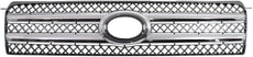 HIGHLANDER 06-07 GRILLE, ABS Plastic, Painted Black Shell and Insert