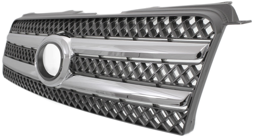 HIGHLANDER 06-07 GRILLE, ABS Plastic, Painted Black Shell and Insert