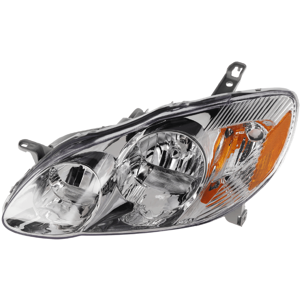 COROLLA 03-04 HEAD LAMP LH, Assembly, Halogen, CE/LE Models