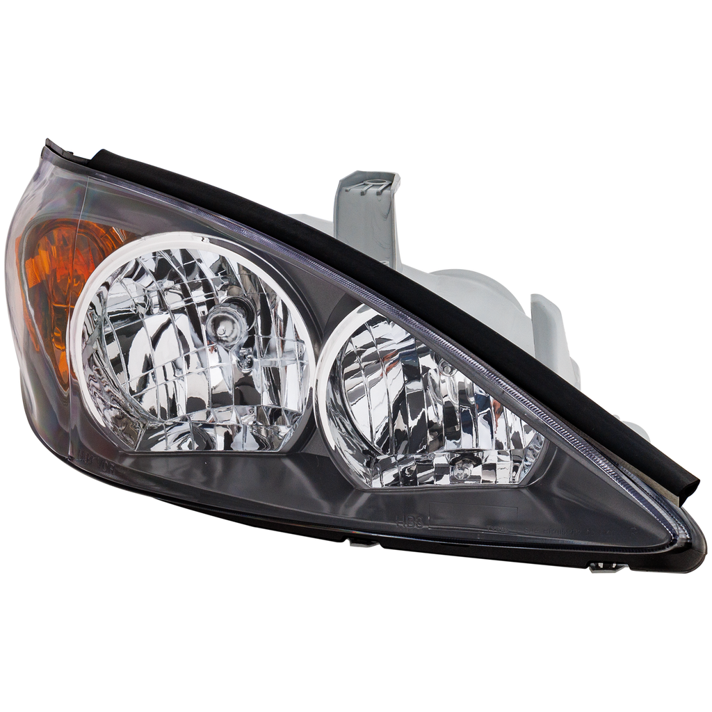 CAMRY 02-04 HEAD LAMP RH, Assembly, Halogen, w/ Black Housing, SE Model