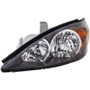 CAMRY 02-04 HEAD LAMP LH, Assembly, Halogen, w/ Black Housing, SE Model