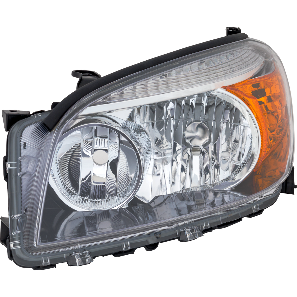 RAV4 06-08 HEAD LAMP LH, Lens and Housing, Clear Lens, Black Interior, Sport Model - CAPA