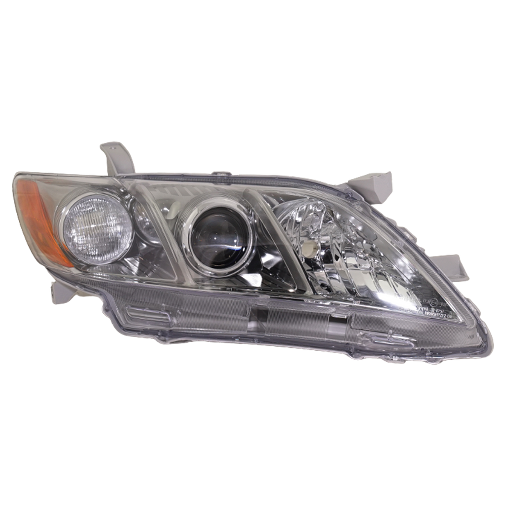 CAMRY 07-09 HEAD LAMP RH, Lens and Housing, SE Model, USA Built Vehicle