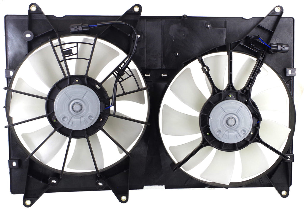 HIGHLANDER 01-07/RX300 01-03 RADIATOR FAN ASSEMBLY, Dual Fan, (Highlander, 6 Cyl. Engine, Exc. Hybrid Model, w/o Towing Package)