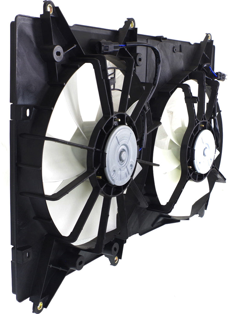 HIGHLANDER 01-07/RX300 01-03 RADIATOR FAN ASSEMBLY, Dual Fan, (Highlander, 6 Cyl. Engine, Exc. Hybrid Model, w/o Towing Package)