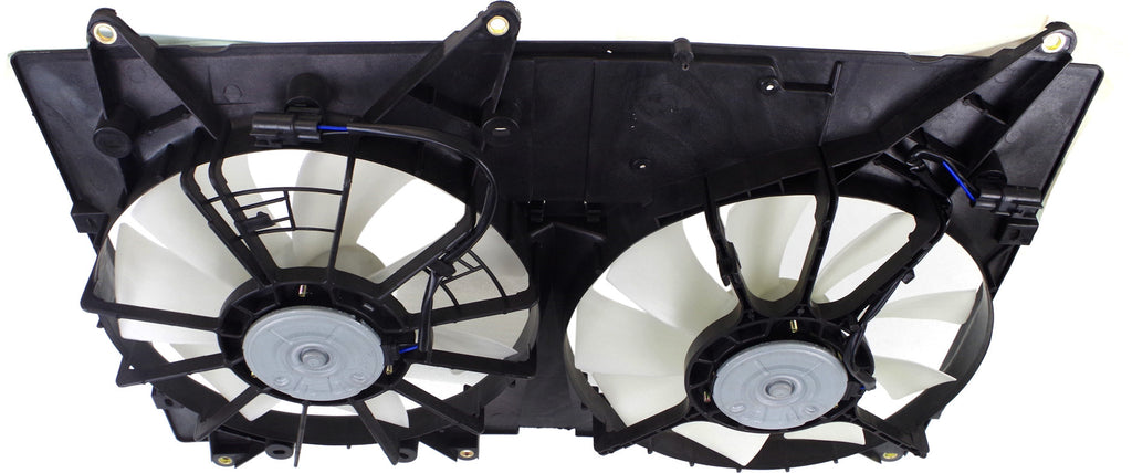 HIGHLANDER 01-07/RX300 01-03 RADIATOR FAN ASSEMBLY, Dual Fan, (Highlander, 6 Cyl. Engine, Exc. Hybrid Model, w/o Towing Package)