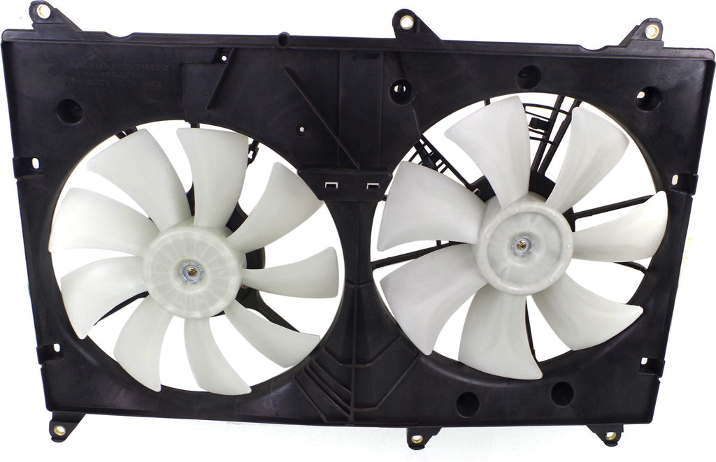 HIGHLANDER 01-07/RX300 01-03 RADIATOR FAN ASSEMBLY, Dual Fan, (Highlander, 6 Cyl. Engine, Exc. Hybrid Model, w/o Towing Package)