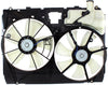 SIENNA 04-05 RADIATOR FAN SHROUD ASSEMBLY, w/ Tow Pckg., Includes Coolant tank; w/o Control module