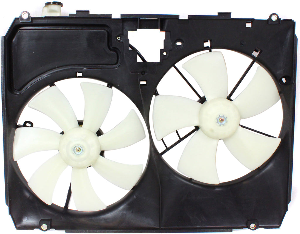 SIENNA 04-05 RADIATOR FAN SHROUD ASSEMBLY, w/ Tow Pckg., Includes Coolant tank; w/o Control module