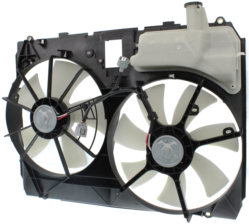 SIENNA 04-05 RADIATOR FAN SHROUD ASSEMBLY, w/o Tow Pckg., Includes Coolant tank; w/o Control module