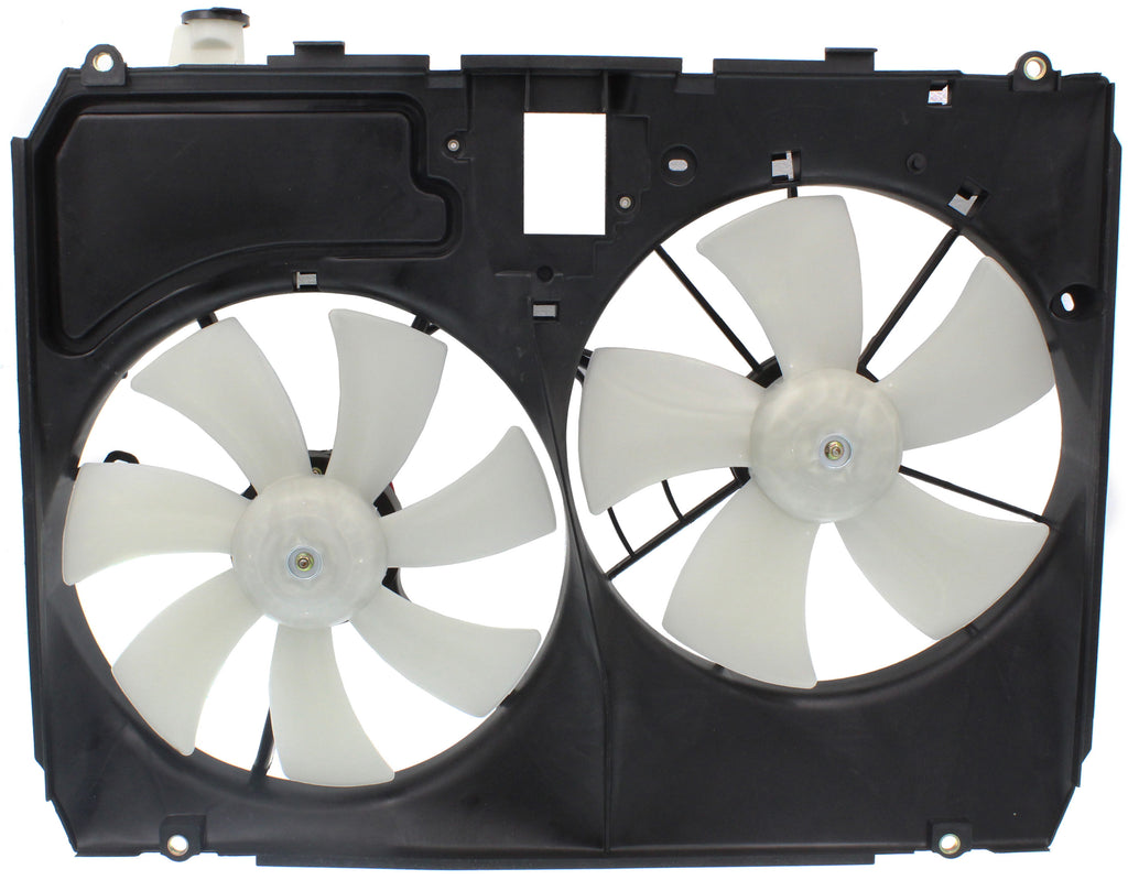 SIENNA 04-05 RADIATOR FAN SHROUD ASSEMBLY, w/o Tow Pckg., Includes Coolant tank; w/o Control module