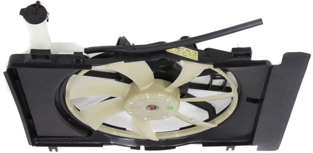 YARIS 07-19 RADIATOR FAN ASSEMBLY, Hatchback/(Sedan 07-12), Includes Coolant tank