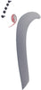 RAV4 01-05 FRONT WHEEL OPENING MOLDING RH, Flare, Primed-Gray