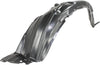 YARIS 07-12 FRONT FENDER LINER LH, Plastic, Vacuum Form, Sedan