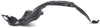 SEQUOIA 05-07 FRONT FENDER LINER RH, Plastic, Vacuum Form