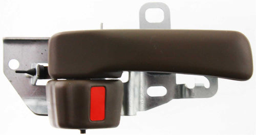 CAMRY 92-96 FRONT INTERIOR DOOR HANDLE RH, w/o Case, Brown Lever (=Rear)