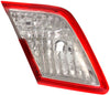 CAMRY 07-09 TAIL LAMP LH, Inner, Lens and Housing, LED, Hybrid Model, Japan Built Vehicle