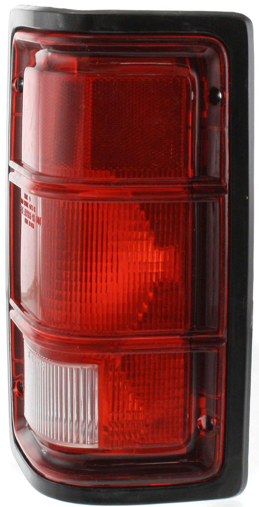 DODGE FULL SIZE P/U 88-93 TAIL LAMP RH, Lens and Housing, w/ Black Trim