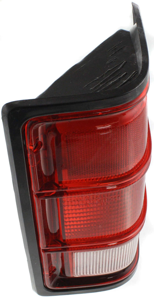 DODGE FULL SIZE P/U 88-93 TAIL LAMP RH, Lens and Housing, w/ Black Trim