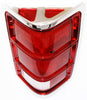 DAKOTA 87-96 TAIL LAMP RH, Lens and Housing, w/ Chrme Outer Trim, w/o Chrme Inner Stripes