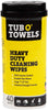 Tub O Towels Hvy Dty, 40 count wipes