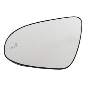 CAMRY 13-14 MIRROR GLASS LH, Heated, w/ Backing Plate and BSD