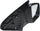 TUNDRA 07-09 MIRROR RH, Non-Towing, Manual Adjust, Manual Folding, Non-Heated, Chrome, w/o Signal Light, Base Model