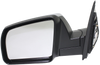 TUNDRA 07-09 MIRROR LH, Non-Towing, Power, Manual Folding, Non-Heated, Chrome, w/o Signal Light, SR5 Model