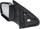 TUNDRA 07-09 MIRROR LH, Non-Towing, Power, Manual Folding, Non-Heated, Chrome, w/o Signal Light, SR5 Model