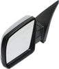 TUNDRA 07-09 MIRROR LH, Non-Towing, Power, Manual Folding, Non-Heated, Chrome, w/o Signal Light, SR5 Model