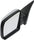 TUNDRA 07-09 MIRROR LH, Non-Towing, Power, Manual Folding, Non-Heated, Chrome, w/o Signal Light, SR5 Model