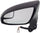 VENZA 13-14 MIRROR LH, Power, Manual Folding, Heated, Paintable, w/ Puddle and Signal Lights, w/o Memory