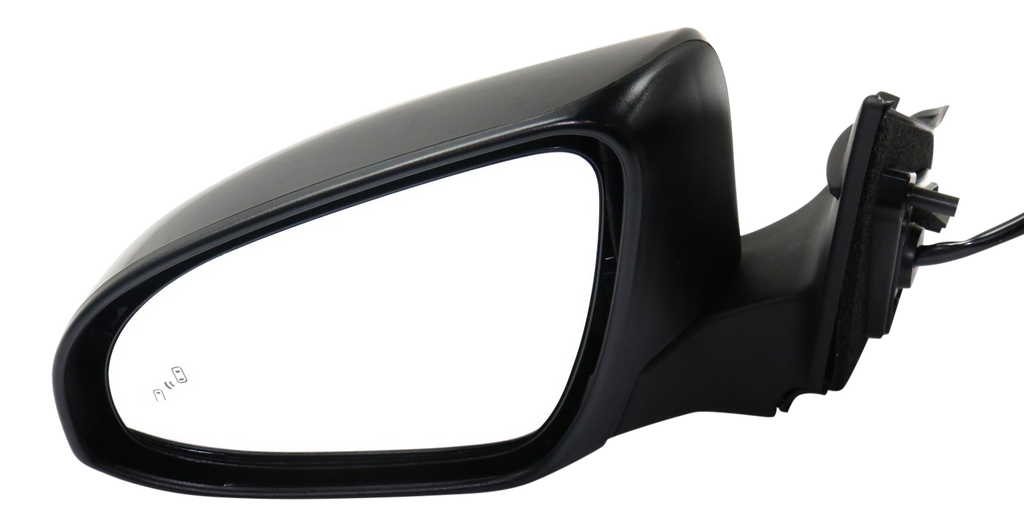CAMRY 15-15 MIRROR LH, Power, Manual Folding, Heated, Paintable, w/ BSD in Glass, w/o Auto Dimming, Memory, and Signal Light