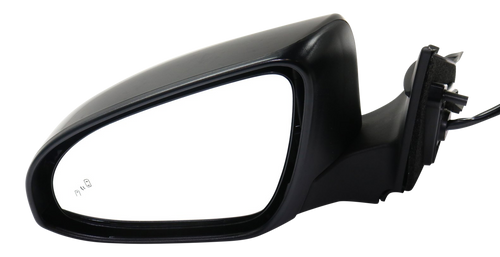 CAMRY 15-15 MIRROR LH, Power, Manual Folding, Heated, Paintable, w/ BSD in Glass, w/o Auto Dimming, Memory, and Signal Light