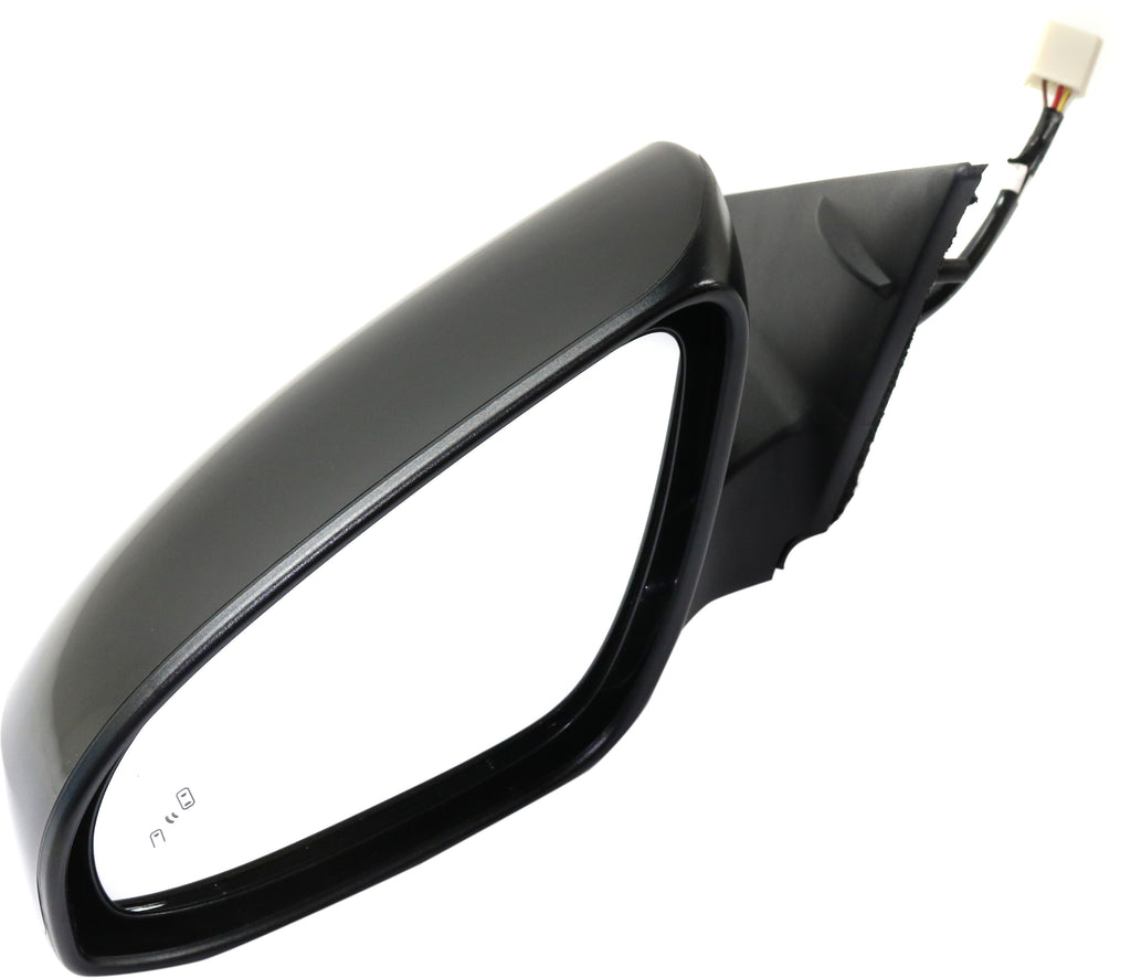 CAMRY 15-15 MIRROR LH, Power, Manual Folding, Heated, Paintable, w/ BSD in Glass, w/o Auto Dimming, Memory, and Signal Light