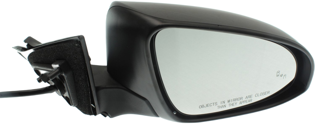 CAMRY 15-15 MIRROR RH, Power, Manual Folding, Heated, Paintable, w/ BSD in Glass, w/o Auto Dimming, Memory, and Signal Light