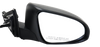 CAMRY 15-15 MIRROR RH, Power, Power Folding, Heated, Paintable, w/ In-housing Signal Light, w/o Auto Dimming, BSD, and Memory
