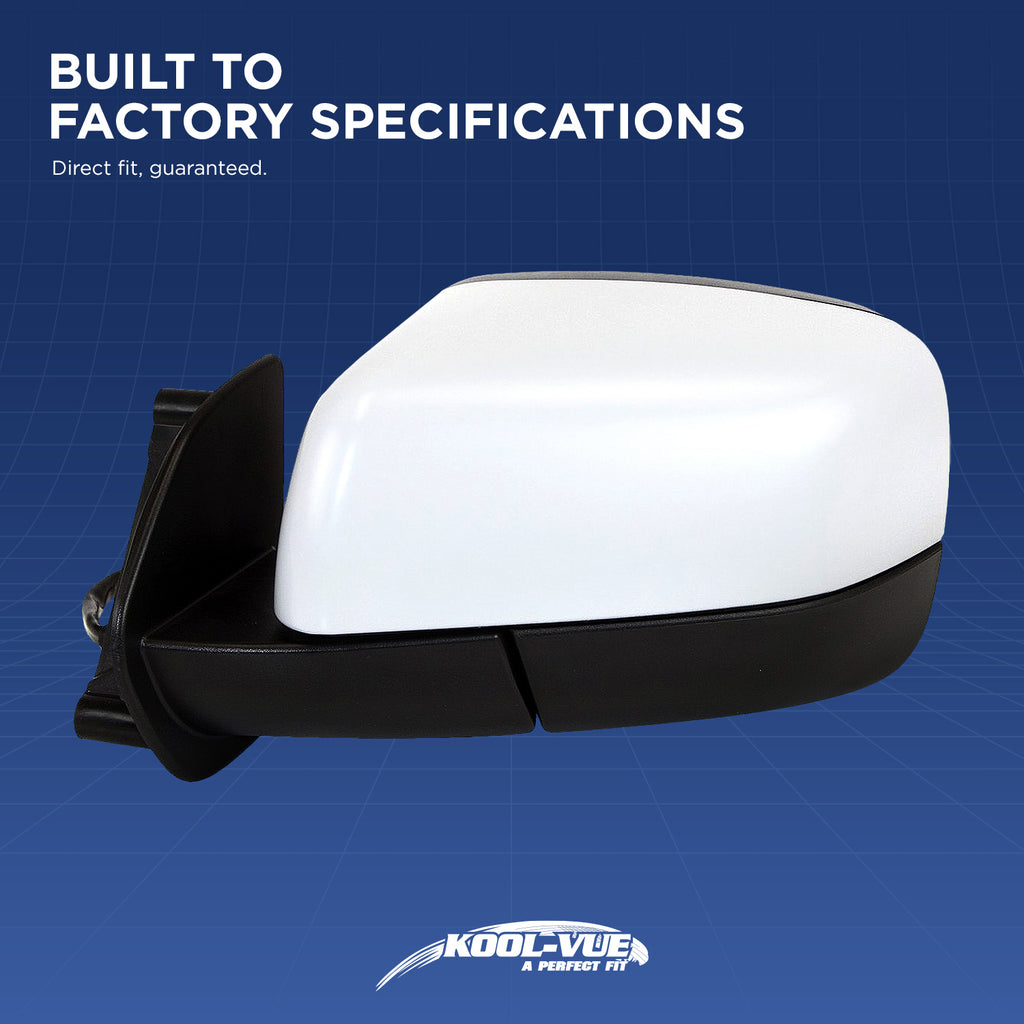 YARIS 12-14 MIRROR RH, Manual Adjust, Manual Folding, Non-Heated, Paintable, Hatchback, Japan Built Vehicle