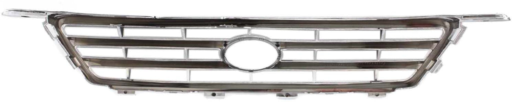 CAMRY 00-01 GRILLE, Chrome Shell/Painted Silver-Black Insert