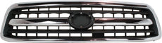 TUNDRA 00-02 GRILLE, Chrome Shell/Painted Black Insert