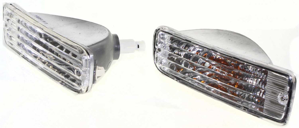 4RUNNER 96-98 CLEAR SIGNAL LAMP, Assembly, Diamond Design, Set of 2