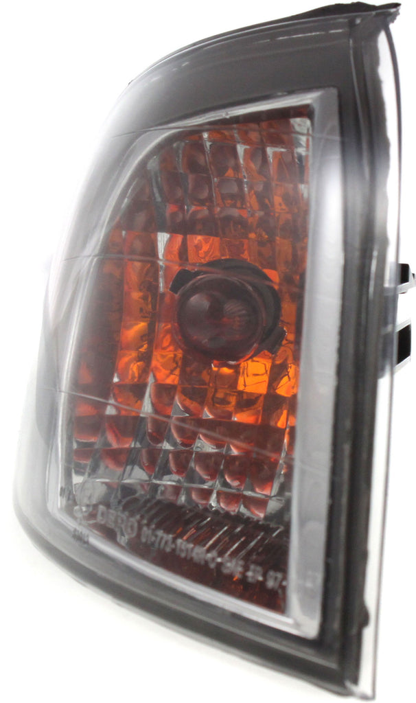 S80 99-03 CORNER LAMP RH, Assembly, Park/Signal Lamp, Black, Halogen Headlamp Type