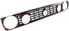 GOLF 90-92 GRILLE, Painted Black Shell and Insert, GTI 16-Valve Model