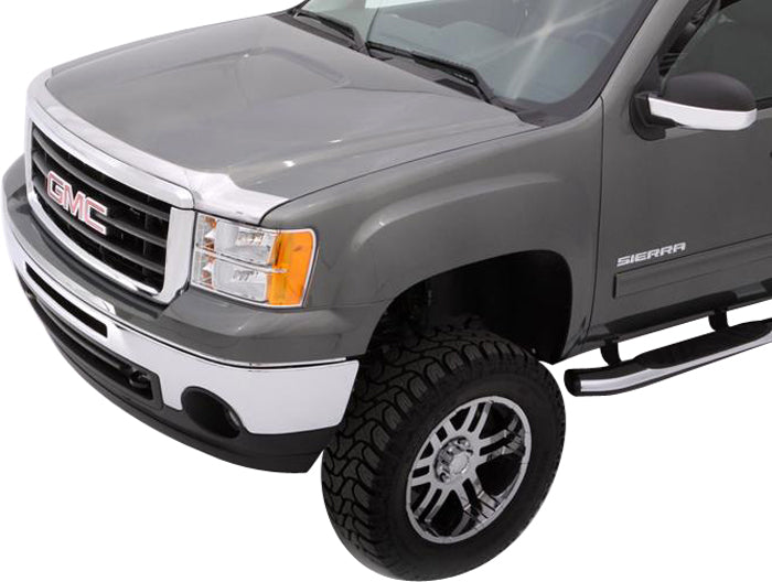 2009-2014 FORD F-150 ; AEROSKIN CHROME HOOD PROTECTOR; Color: CHROME; No Drll: N