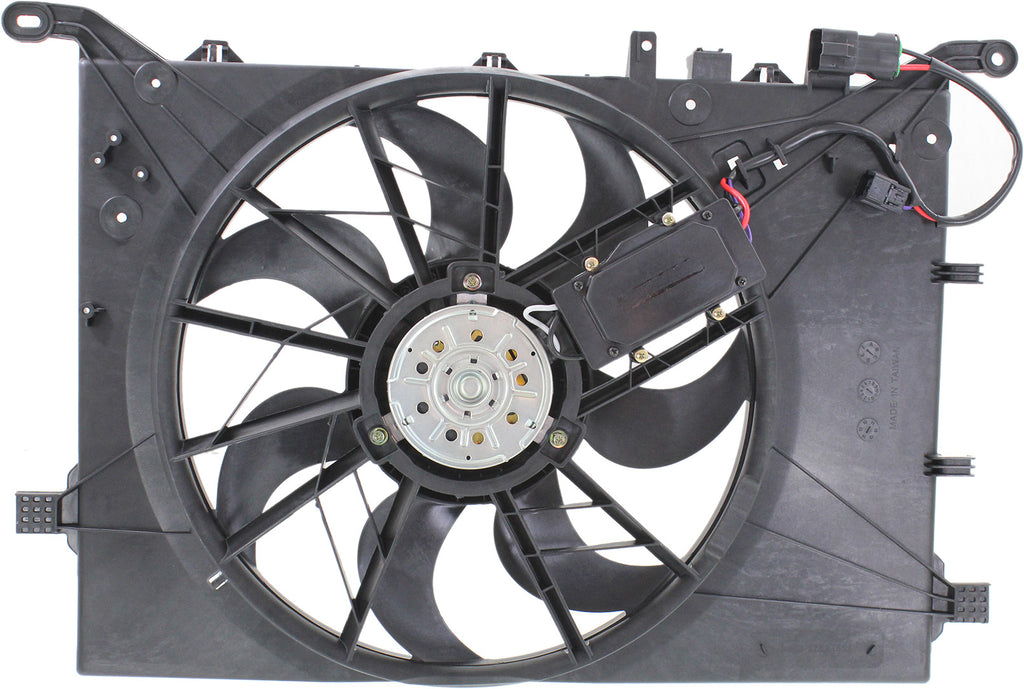 S60/V70 01-03 RADIATOR FAN ASSEMBLY, (S80, w/ or w/o Turbo), w/ Control module