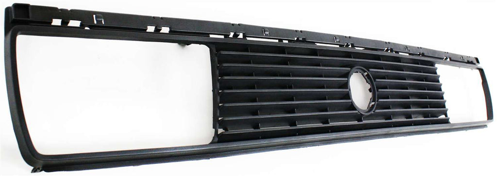 GOLF/JETTA 85-87 GRILLE, Plastic, Painted Black Shell and Insert