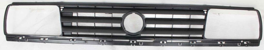GOLF/JETTA 88-92 GRILLE, Plastic, Painted Black Shell and Insert