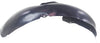 PASSAT 06-10 FRONT FENDER LINER RH, Rear Section, Plastic, Vacuum Form