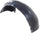 PASSAT 06-10 FRONT FENDER LINER RH, Rear Section, Plastic, Vacuum Form