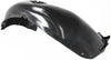 PASSAT 06-10 FRONT FENDER LINER LH, Rear Section, Plastic, Vacuum Form